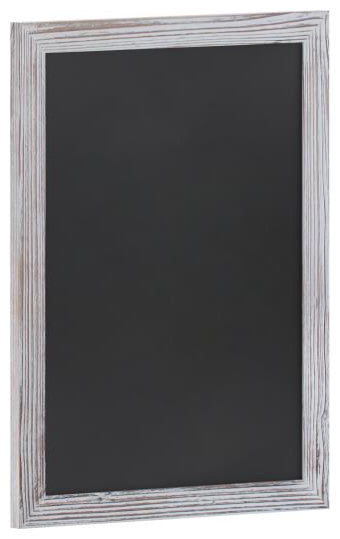 Canterbury Wall Mount Magnetic Chalkboard Sign Set- 18" x 24", White Washed, 18" X 24"