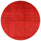 Ahgly Company Indoor Round Mid-Century Modern Area Rugs, 4' Round