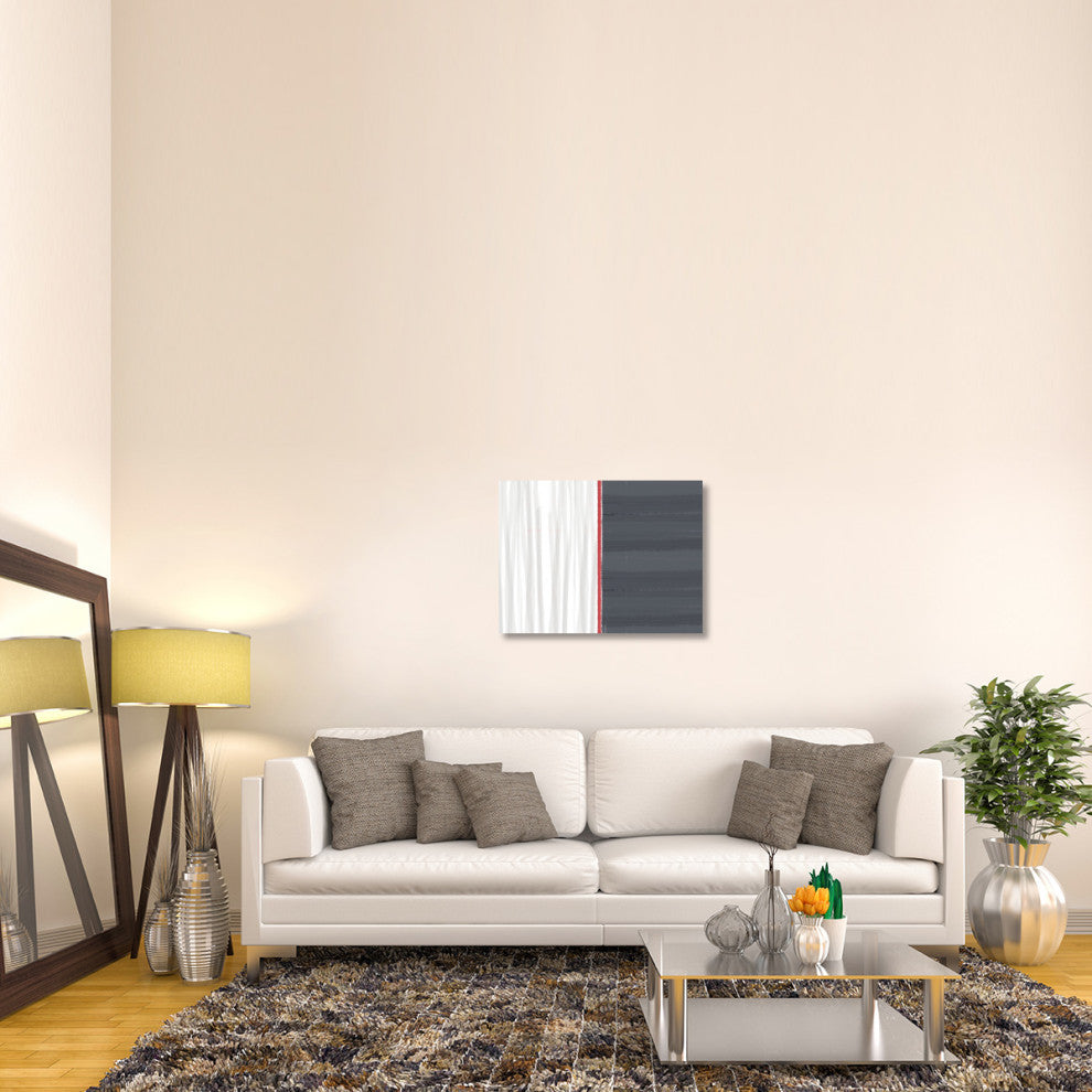 "White And Gray" Fine Art Print