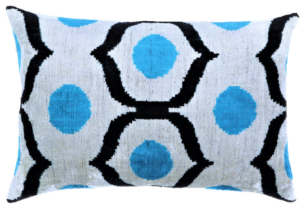 Canvello Luxury Handmade Throw Pillow with Down Insert 16x24