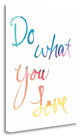 "Aurora Love White" By Mike Schick, Giclee Print on Gallery Wrap Canvas