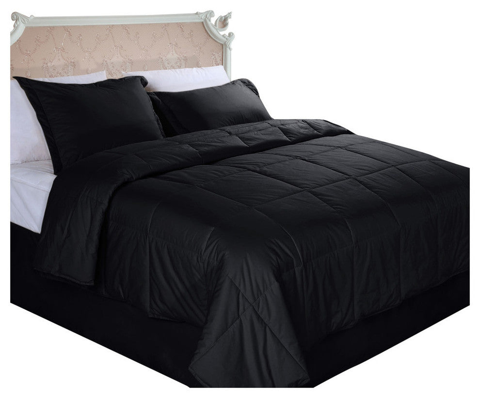Cottonpure Sustainable Cotton Medium Warmth Breathable Hypoallergenic Comforter