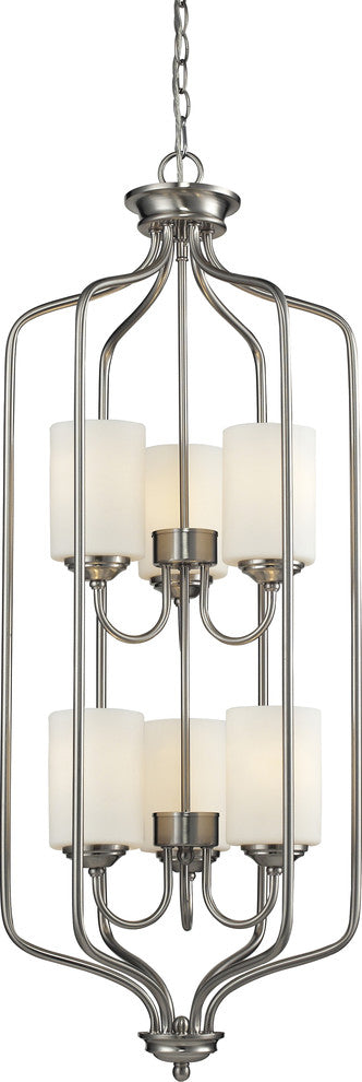 6 Light Pendant Olde Bronze