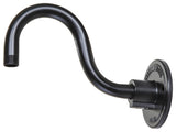 10" Satin Black RLM Goose Neck