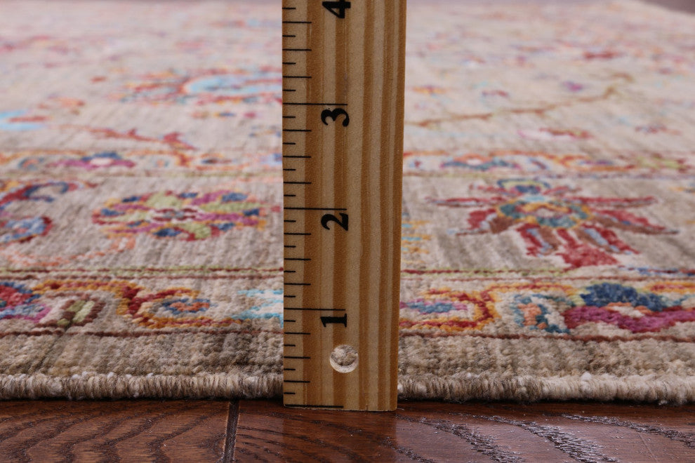 5' 7" X 7' 9" Persian Tabriz Handmade Wool Rug Q7620
