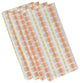 Watercolor Stripe, Stripe Print Napkin, Set of 4, Yellow
