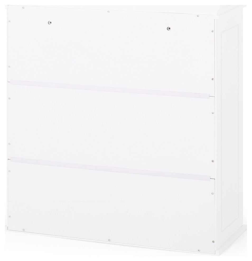 Meader Wall-Mounted Bathroom Storage Cabinet, White