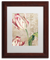 Color Bakery 'Tulips' Matted Framed Art, Wood Frame, White Mat, 11x14