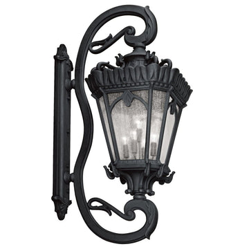 Tournai 5 Light 70 inch Textured Black Outdoor Wall Lantern Orig $6450
