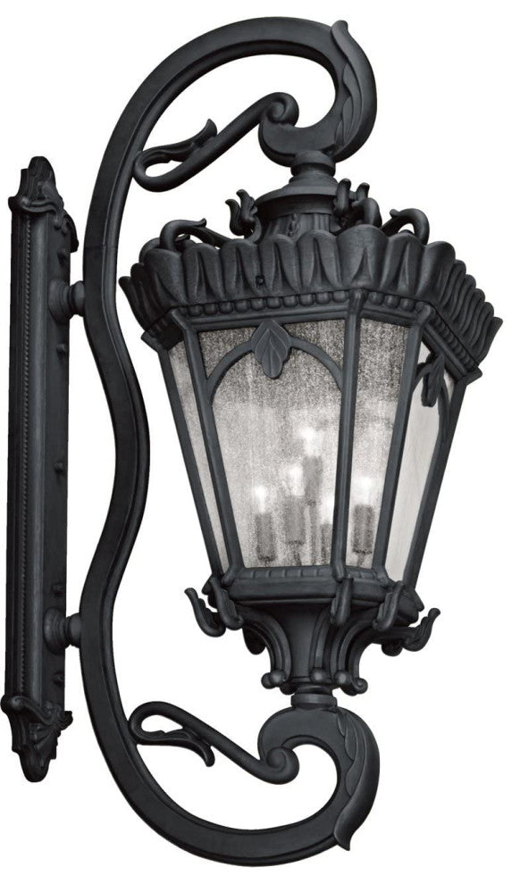 Tournai 5 Light 70 inch Textured Black Outdoor Wall Lantern Orig $6450