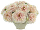Peony Arrangement in Ceramic Vase