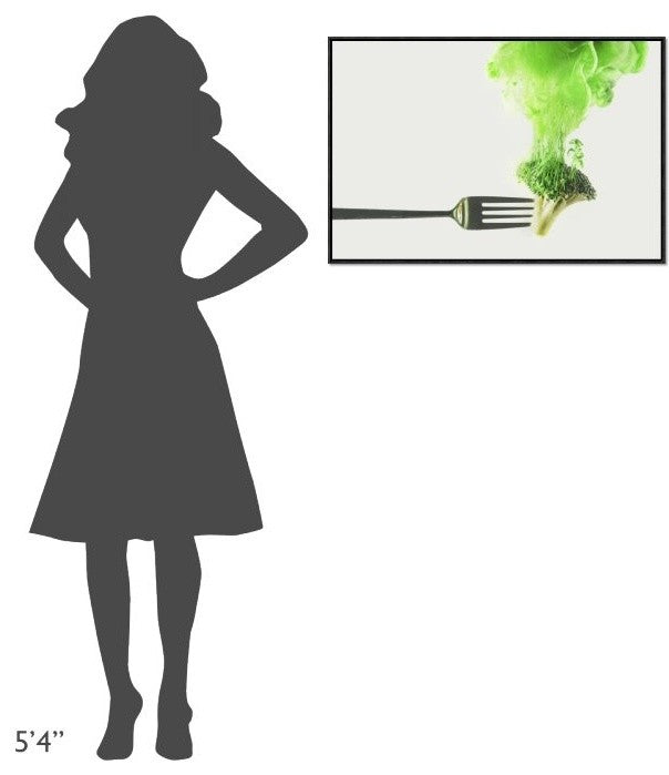 Disintegrated Broccoli, 30"x20"