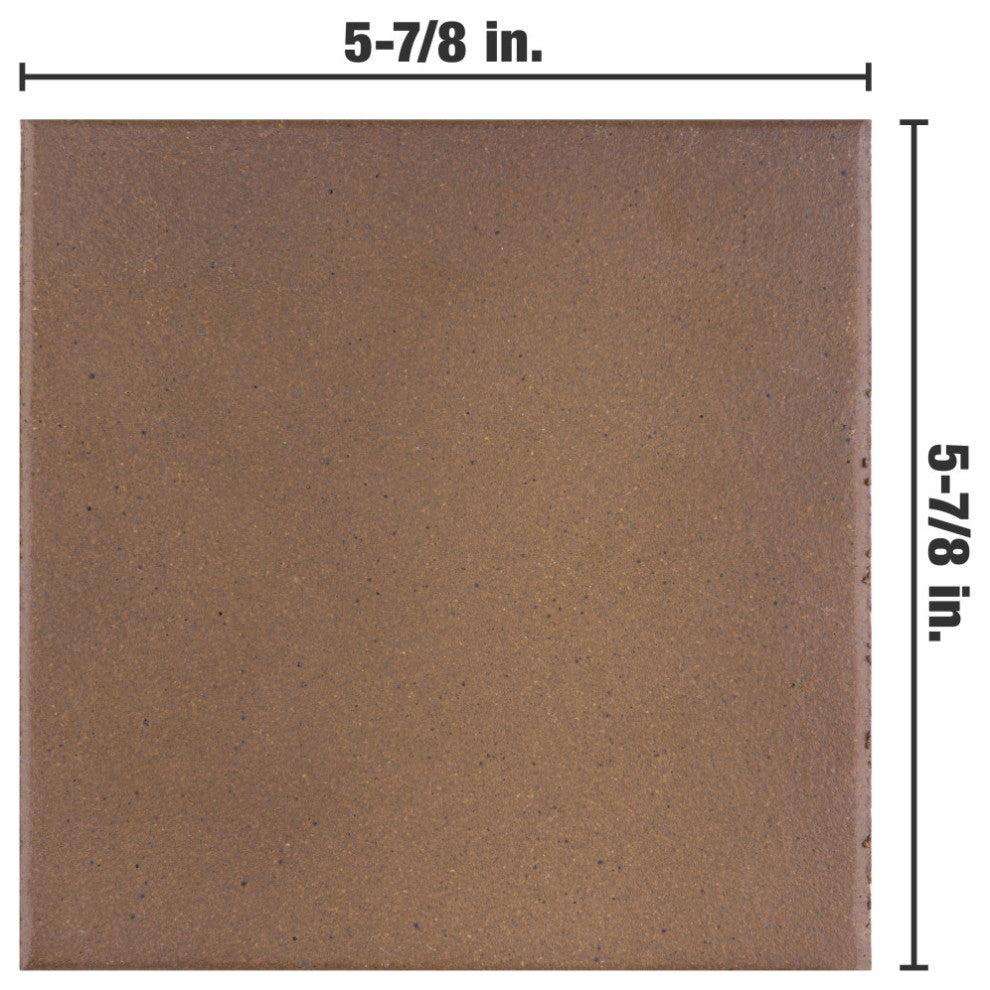 Quarry Flame Brown Ceramic Floor and Wall Tile