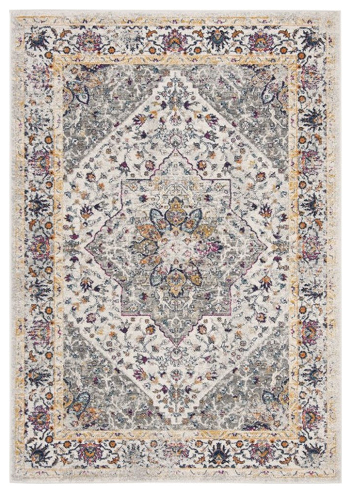 Safavieh Evoke 8' x 10' Rug in Ivory and Gray