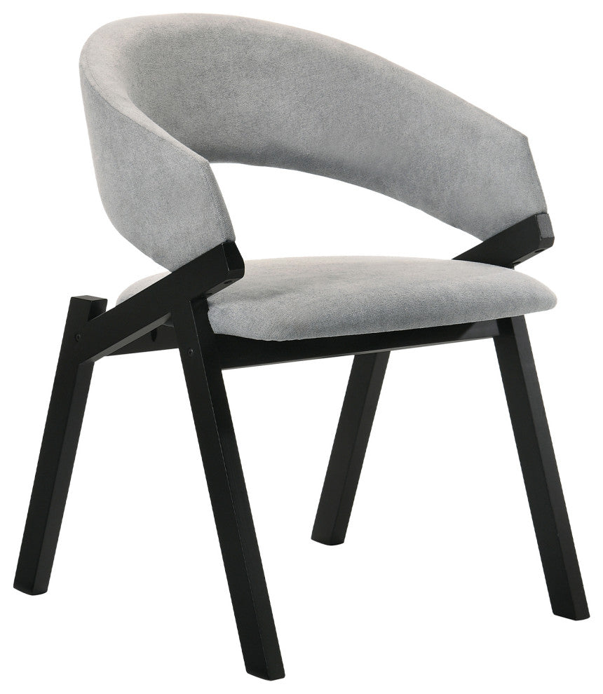Westmont and Talulah Gray and Black 5-Piece Dining Set