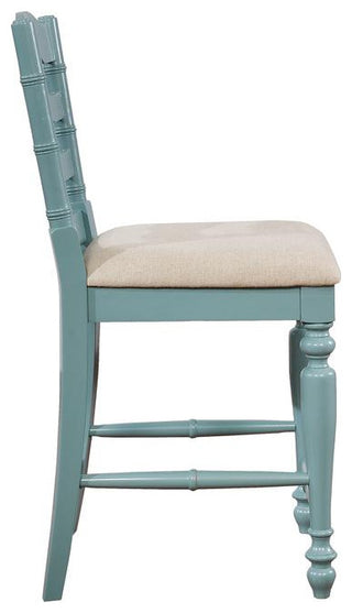 Melva Antique Blue Counter Stool