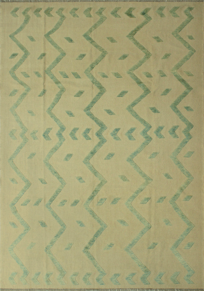 High-Low Kilim Wilhelmi Beige Rug