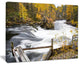 "Fall River Over Riffles and Rocks" Photograph Print, 20"x12"