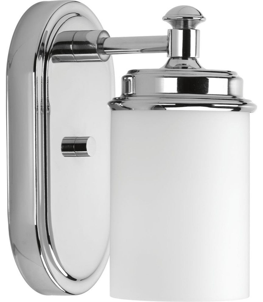 Glide 1-Light Bath, Polished Chrome