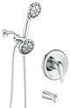5 inch Wall-Mounted Round Completed Shower System with Handheld Shower and head