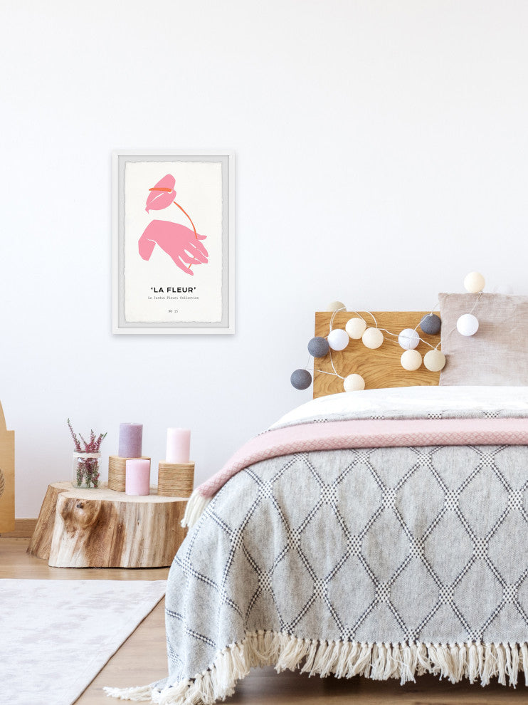 "La Fleur No 15" Framed Painting Print, 8x12