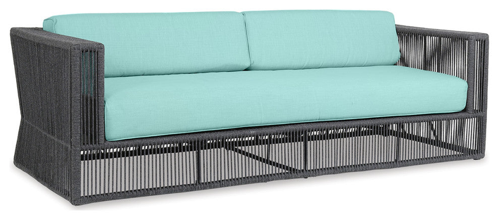 Milano Sunbrella Upholstered Modern Comfort Outdoor Sofa