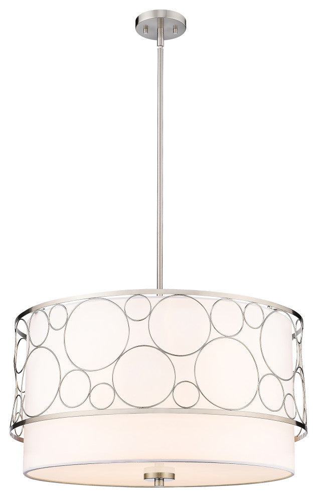 Zlite 197-24BN 4-Light Pendant, White