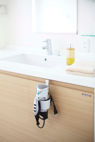 Beautes Blow Dryer Holder, White