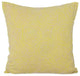 Yellow Decorative Throw Pillow Covers 20"x20" Silk Cushion Covers - Rosy Yellow