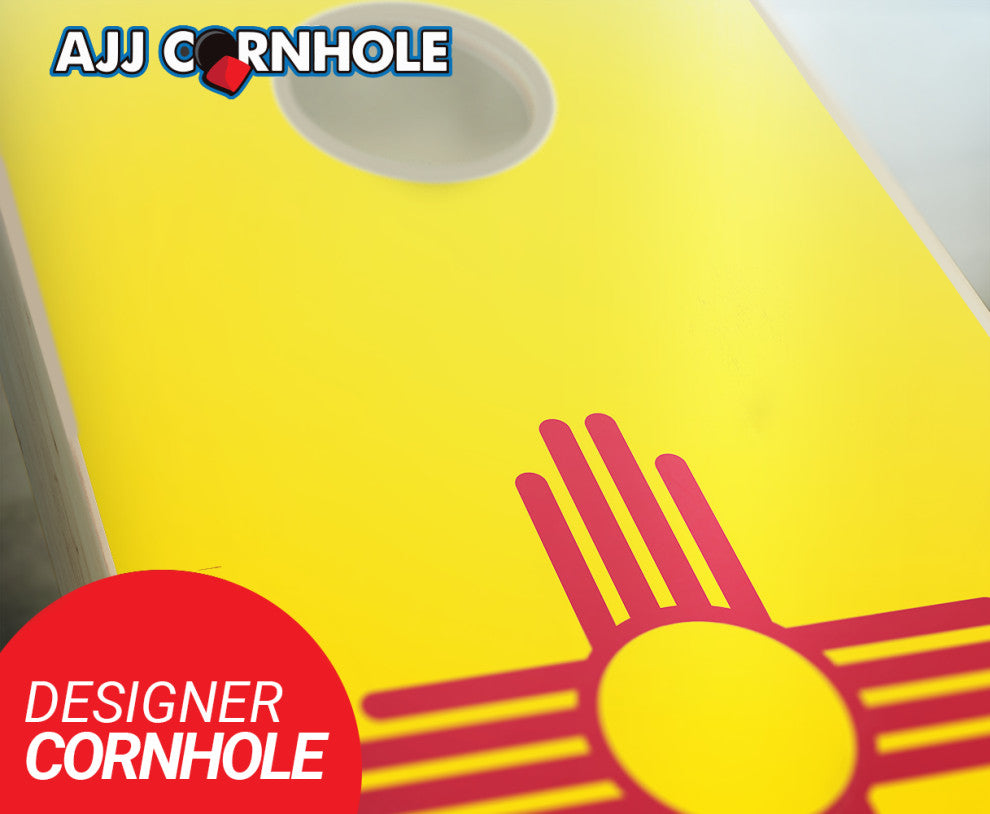 New Mexico Flag Cornhole Set
