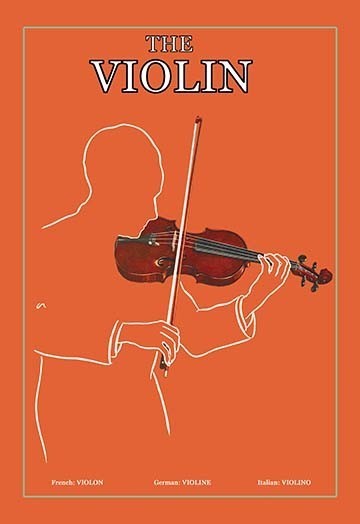 The Violin- Canvas Poster 20" x 30"