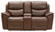 Kaden Power Reclining Console Loveseat w/Power Head Rests & Lumbar, Jarod Brown