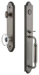 Arc 1-Piece Dummy Handleset, C Grip and Provence Knob, Antique Pewter, 848695