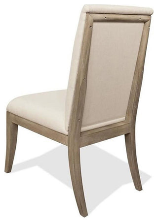 Riverside Furniture Sophie Upholstered Dining Side Chair in Natural (Set of 2)