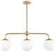 Mitzi Paige Three Light Island Pendant H193903-AGB
