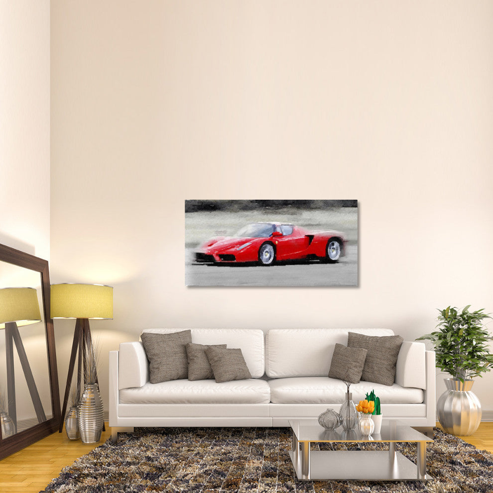"2002 Ferrari Enzo Watercolor" Fine Art Print