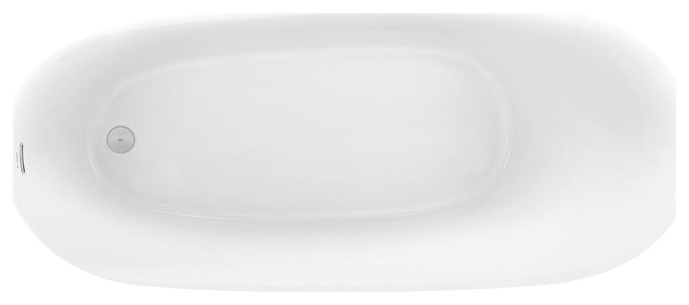 Swiss Madison Sublime 67" Single Slipper Freestanding Bathtub