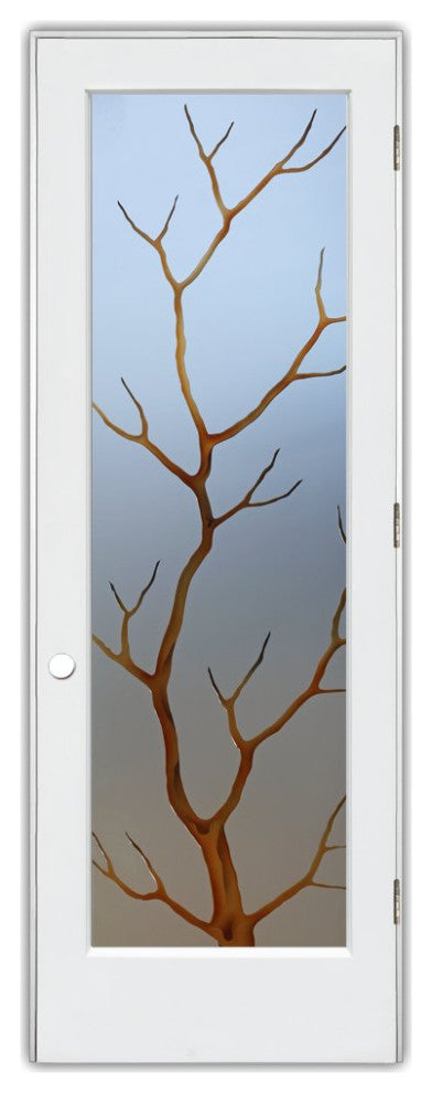 Interior Prehung Door or Interior Slab Door - Branch Out - Primed - 24" x...