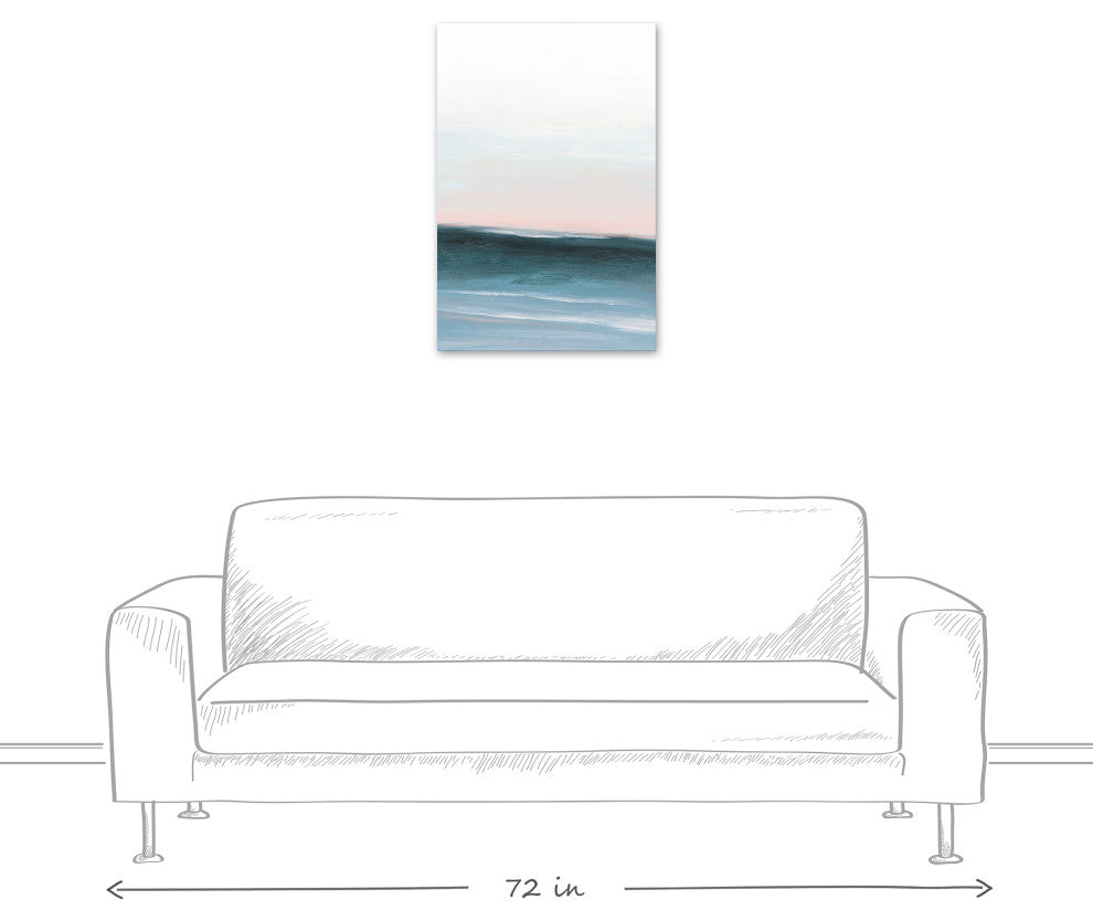 Mod Sea Sunset 20x30 Canvas Wall Art