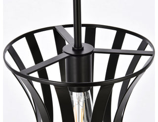 Leah 1-Light Pendant, Black