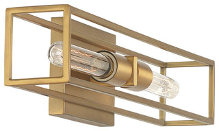 Quoizel LGN8624 Leighton 2 Light 24"W Bath Bar - Weathered Brass