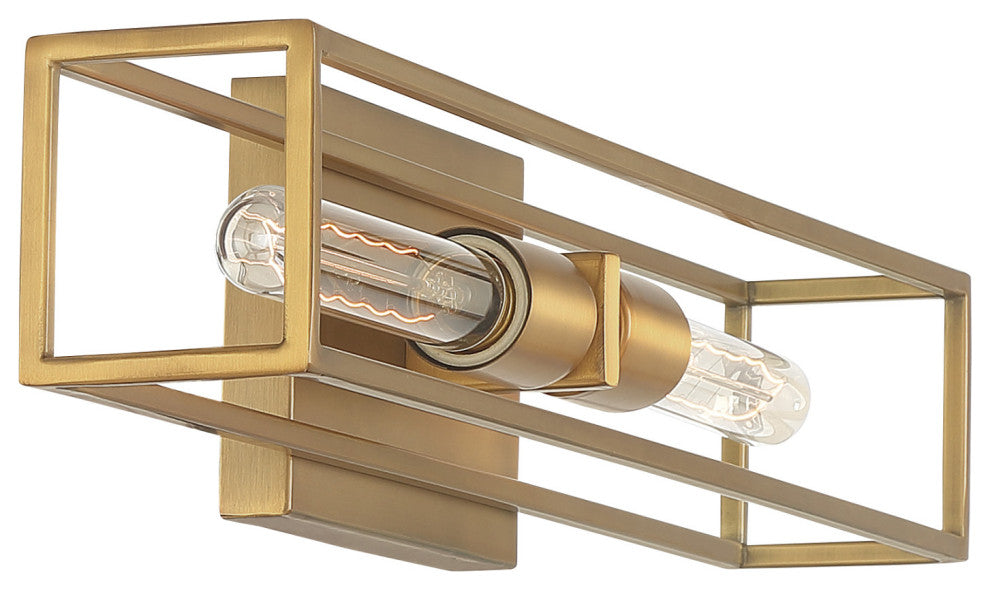 Quoizel LGN8624 Leighton 2 Light 24"W Bath Bar - Weathered Brass