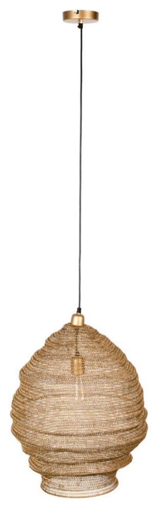 Brass Iron Mesh Pendant Lamp L | DF Lena