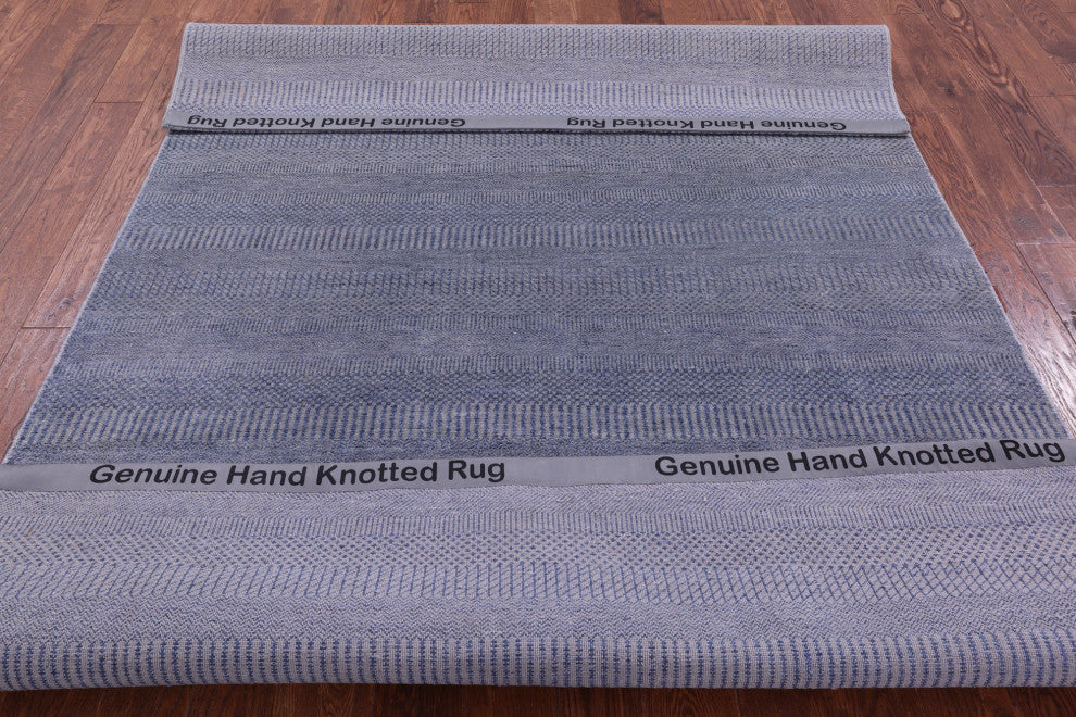 Savannah Grass Wool and Silk Handmade Rug 6' 0" X 8' 11" Q11976