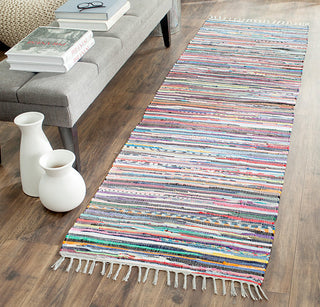 Safavieh Rag Rug Rar121M Rug, Grey/Multi, 6'x6'
