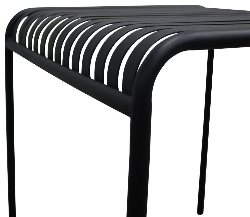 Enid Outdoor Table, Black