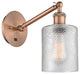 Innovations 317-1W-AC-G112-LED 1-Light Sconce, Antique Copper