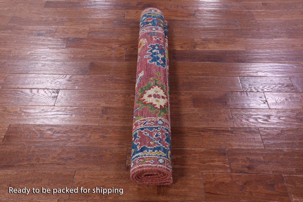 Handmade Turkish Oushak Wool Rug 4' 2" X 6' 3" - Q15888