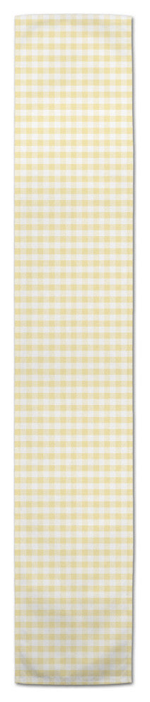 Yellow Buffalo Check 16x72 Cotton Twill Runner