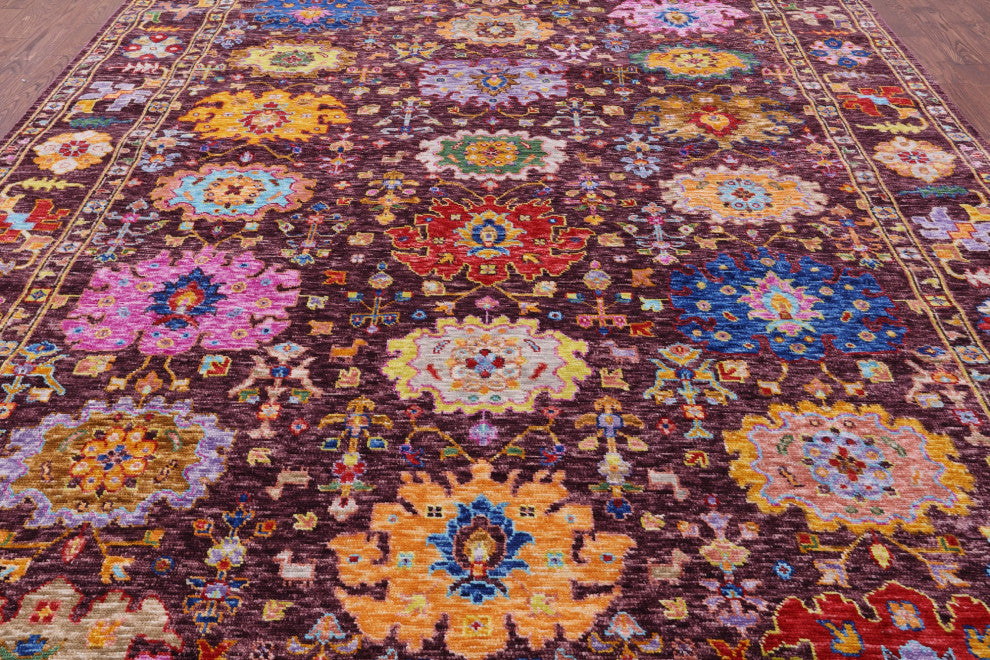 Turkish Oushak Hand-Knotted Wool Rug 9' 10" X 13' 7" - Q16101